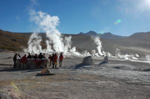 groupe Surinmenso aux geysers du Tatio