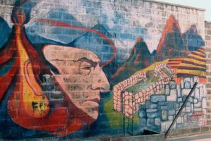 fresque murale Valparaiso. Pablo Neruda