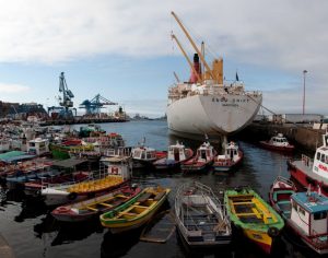 quai Prat , port de Valparaiso