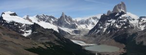 massif cerro Torre et Fitz Roy, El Chalten, Patagonie argentine