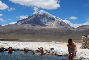 Parc national Sajama, eaux thermales