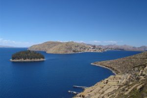 Lac Titicaca depuis l'île du soleil