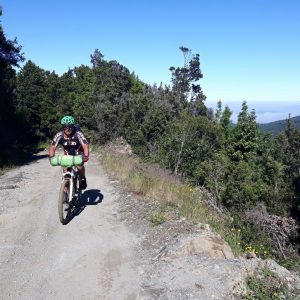 à vélo sur les pistes du Chili