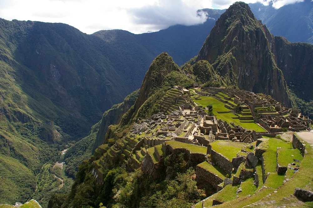 Machu Picchu versant Est et rio Urubamba
